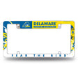NCAA Delaware Fightin Blue Hens Chrome License Plate Frame Fan Gear NCAA Delaware Fightin Blue Hens