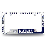 NCAA Butler Bulldogs Chrome License Plate Frame Fan Gear NCAA Butler Bulldogs
