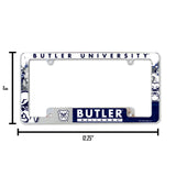 NCAA Butler Bulldogs Chrome License Plate Frame Fan Gear NCAA Butler Bulldogs