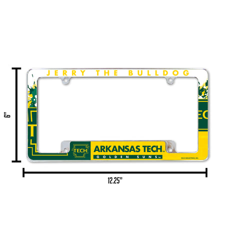 NCAA Arkansas Tech Wonder Boys Chrome License Plate Frame Fan Gear NCAA Arkansas Tech Wonder Boys