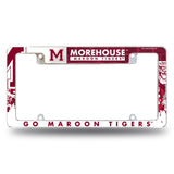 NCAA Morehouse Maroon Tigers Chrome License Plate Frame Fan Gear NCAA Morehouse Maroon Tigers