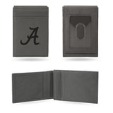 NCAA Alabama Crimson Tide Laser Engraved Front Pocket Wallet Fan Gear NCAA Alabama Crimson Tide