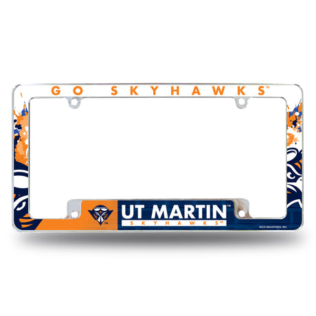 NCAA Tennessee-Martin Skyhawks Chrome License Plate Frame Fan Gear NCAA Tennessee-Martin Skyhawks