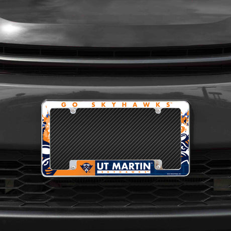 NCAA Tennessee-Martin Skyhawks Chrome License Plate Frame Fan Gear NCAA Tennessee-Martin Skyhawks