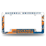 NCAA Bucknell Bison Chrome License Plate Frame Fan Gear NCAA Bucknell Bison