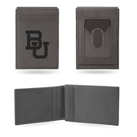 NCAA Baylor Bears Laser Engraved Front Pocket Wallet Fan Gear NCAA Baylor Bears