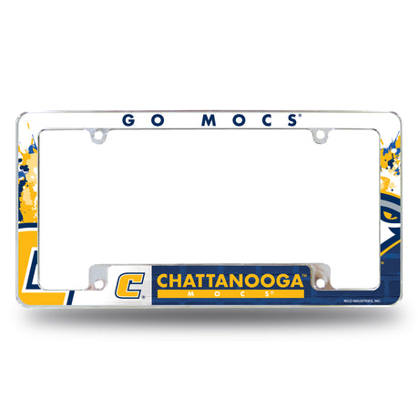 NCAA Tennessee-Chattanooga Mocs Chrome License Plate Frame Fan Gear NCAA Tennessee-Chattanooga Mocs
