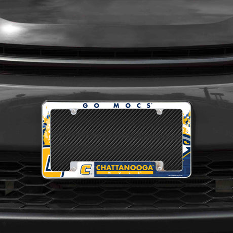 NCAA Tennessee-Chattanooga Mocs Chrome License Plate Frame Fan Gear NCAA Tennessee-Chattanooga Mocs