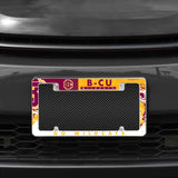 NCAA Bethune-Cookman Wildcats Chrome License Plate Frame Fan Gear NCAA Bethune-Cookman Wildcats
