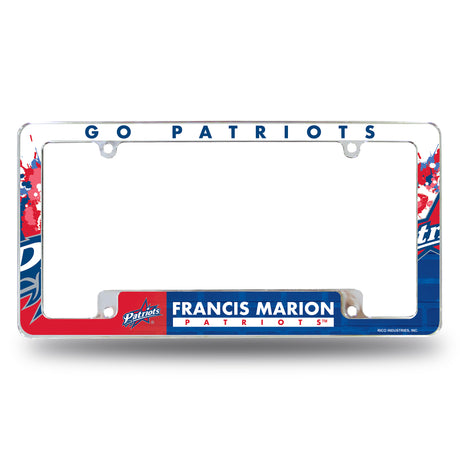 NCAA Francis Marion Patriots Chrome License Plate Frame Fan Gear NCAA Francis Marion Patriots
