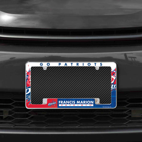 NCAA Francis Marion Patriots Chrome License Plate Frame Fan Gear NCAA Francis Marion Patriots