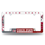 NCAA Cal State-Chico Wildcats Chrome License Plate Frame Fan Gear NCAA Cal State-Chico Wildcats