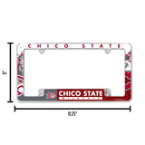 NCAA Cal State-Chico Wildcats Chrome License Plate Frame Fan Gear NCAA Cal State-Chico Wildcats