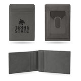 NCAA Texas State Bobcats Laser Engraved Front Pocket Wallet Fan Gear NCAA Texas State Bobcats