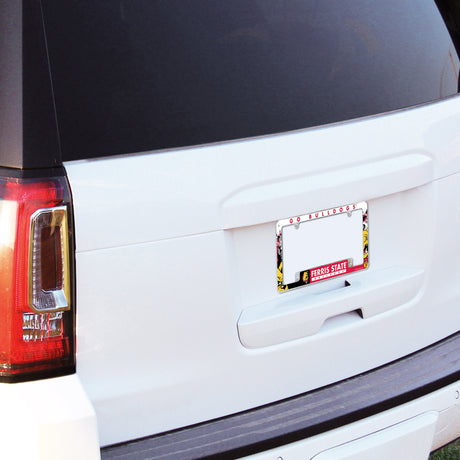 NCAA Ferris State Bulldogs Chrome License Plate Frame Fan Gear NCAA Ferris State Bulldogs