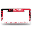 NCAA Rutgers Scarlet Knights Chrome License Plate Frame Fan Gear NCAA Rutgers Scarlet Knights