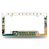 NCAA Bemidji State Beavers Chrome License Plate Frame Fan Gear NCAA Bemidji State Beavers