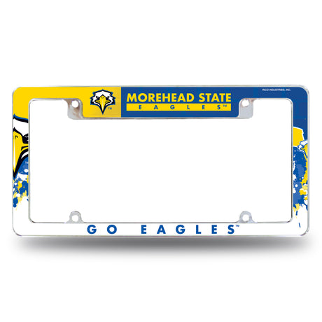 NCAA Morehead State Eagles Chrome License Plate Frame Fan Gear NCAA Morehead State Eagles