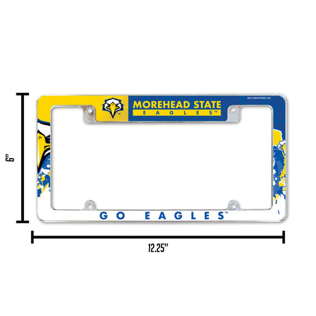 NCAA Morehead State Eagles Chrome License Plate Frame Fan Gear NCAA Morehead State Eagles
