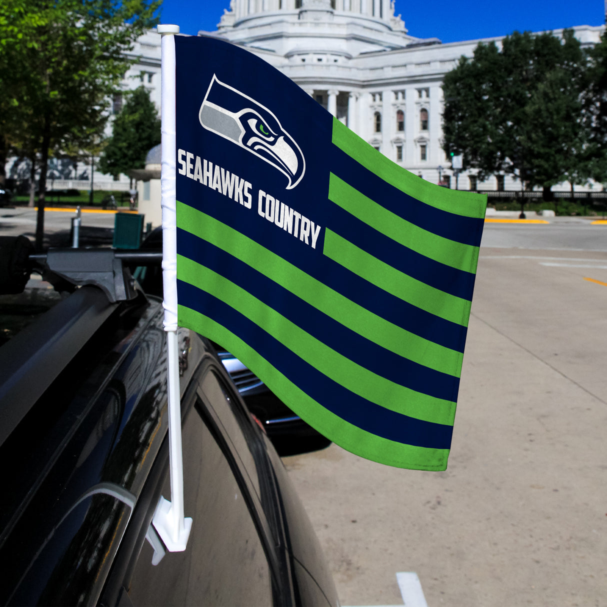 NFL Seattle Seahawks Car Flag