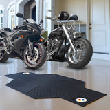 Fanmats Pittsburgh Steelers Motorcycle Mat Fan Gear NFL Pittsburgh Steelers