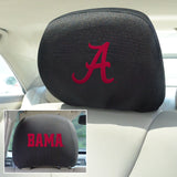 Fanmats Alabama Crimson Tide Embroidered Head Rest Cover Set - 2 Pieces
