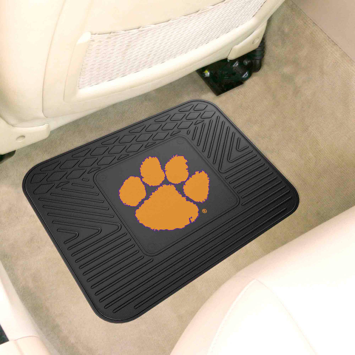 Fanmats Clemson Tigers Back Seat Car Utility Mat - 14" x 17" Fan Gear NCAA Clemson Tigers