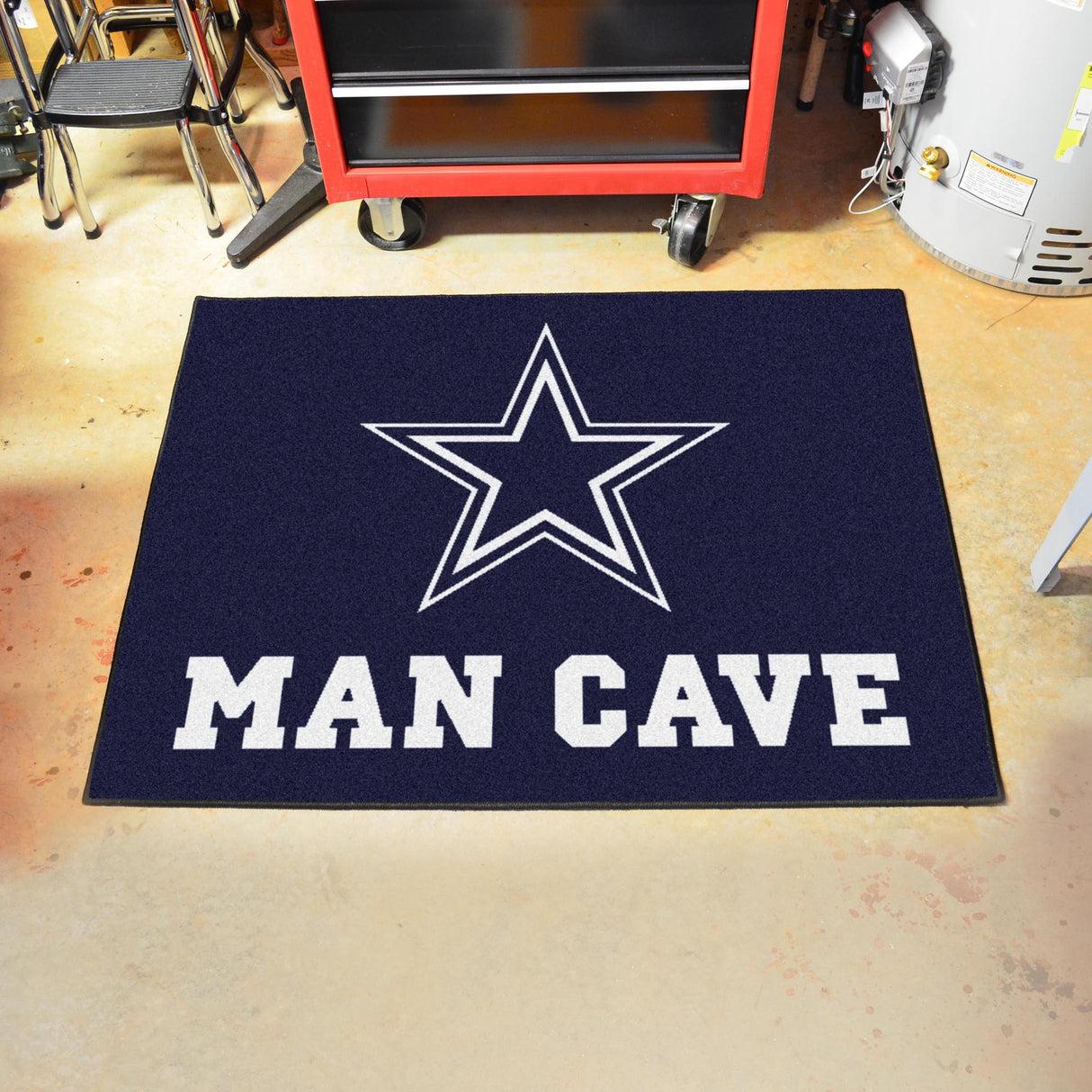 Fanmats Dallas Cowboys Man Cave All-Star Rug - 34" x 42.5" Fan Gear NFL Dallas Cowboys