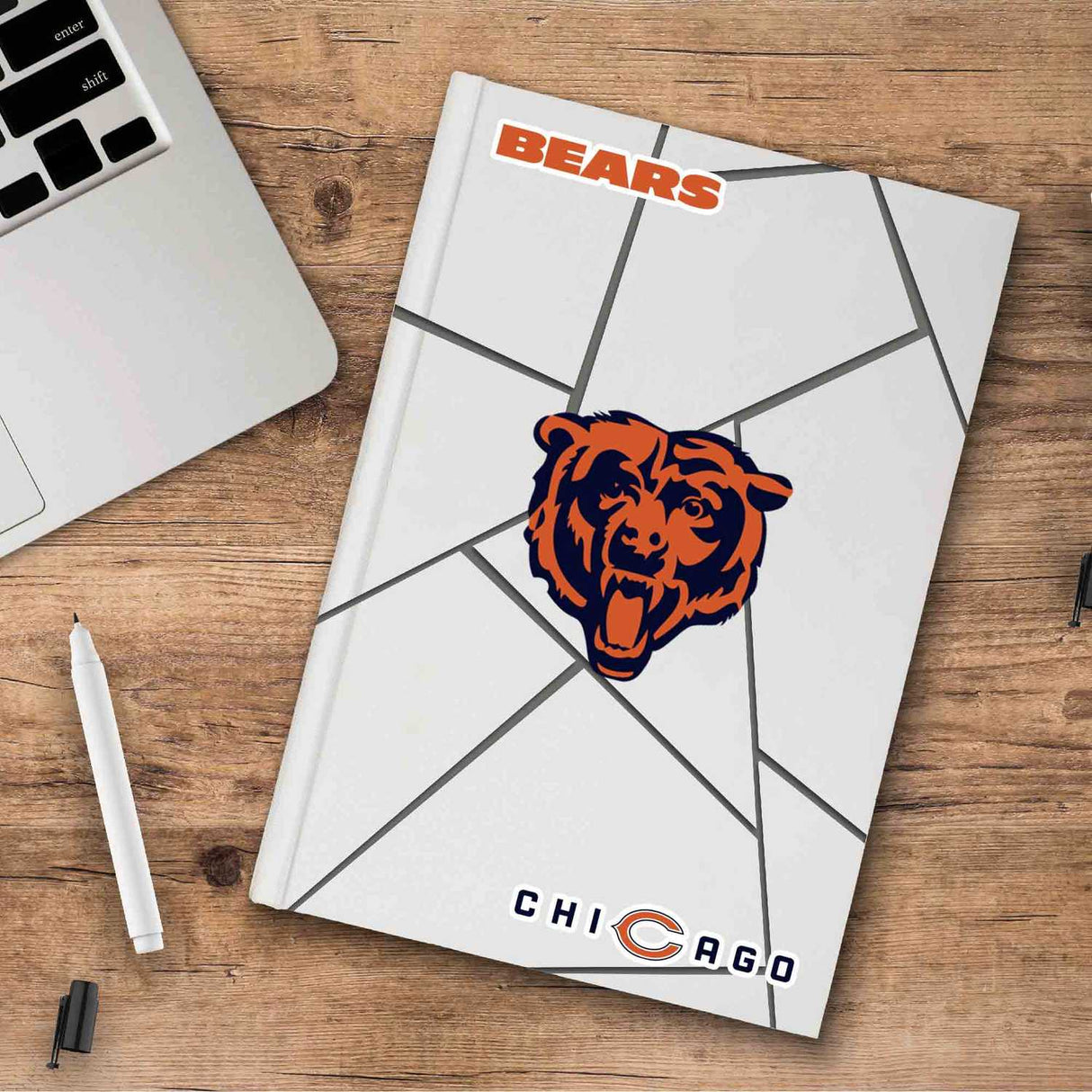 Fanmats Chicago Bears 3 Piece Decal Sticker Set Fan Gear NFL Chicago Bears