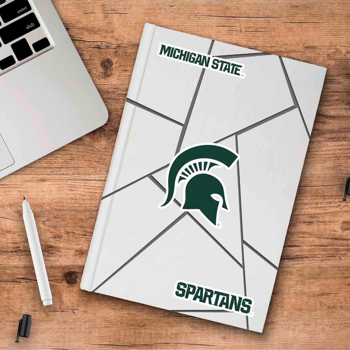 Fanmats Michigan State Spartans 3 Piece Decal Sticker Set