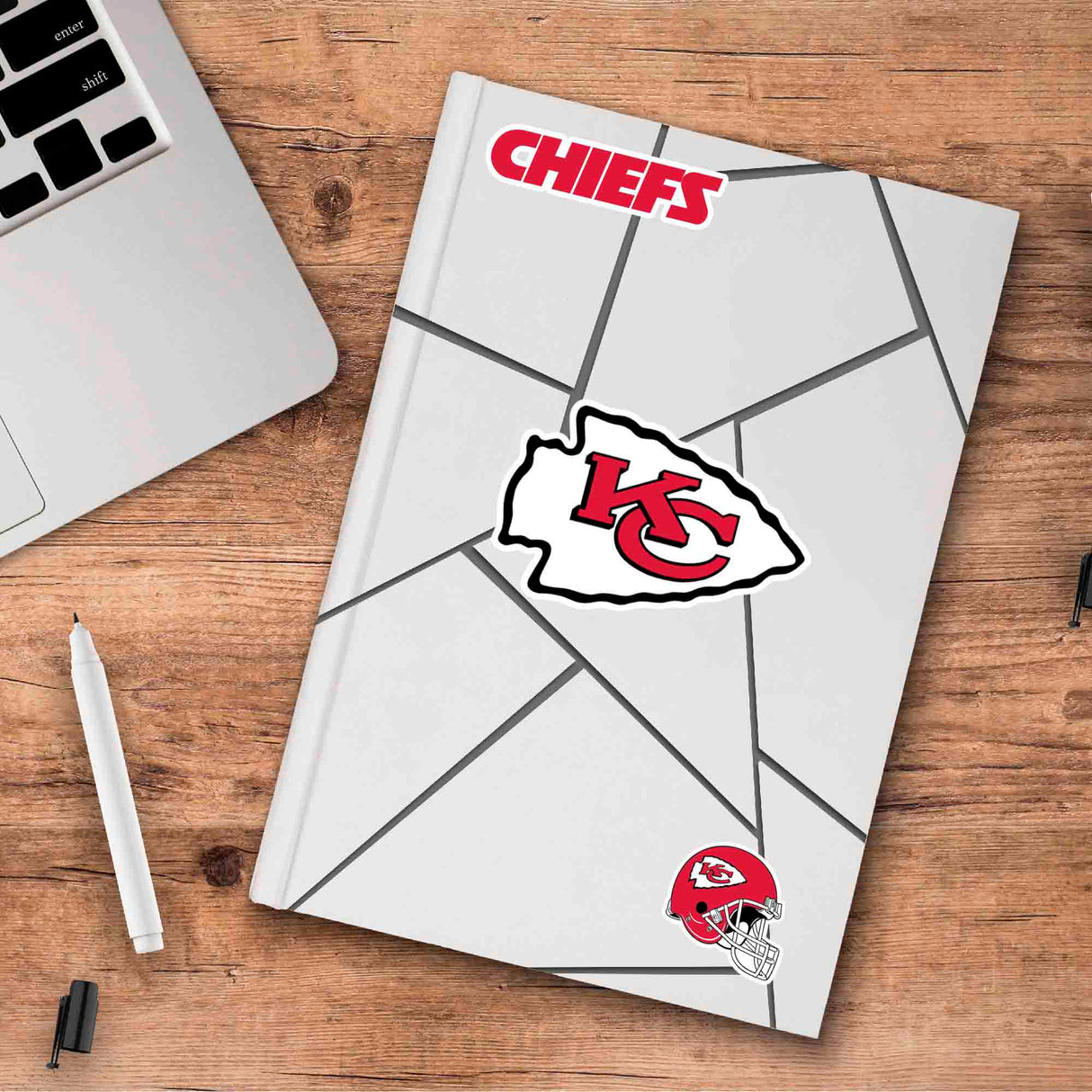 Fanmats Kansas City Chiefs 3 Piece Decal Sticker Set