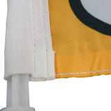Fanmats Minnesota Vikings Ambassador Car Flags - 2 Pack Mini Auto Flags, 4" X 6"