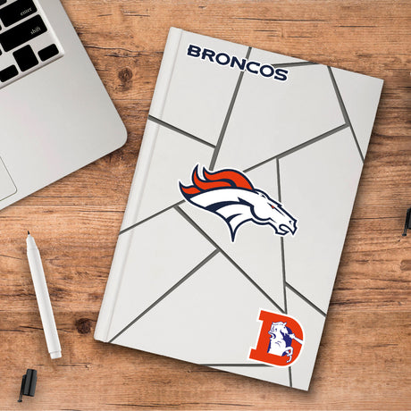 Fanmats Denver Broncos 3 Piece Decal Sticker Set Fan Gear NFL Denver Broncos