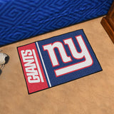 Fanmats New York Giants Starter Mat Accent Rug Uniform Style - 19" x 30" Fan Gear NFL New York Giants