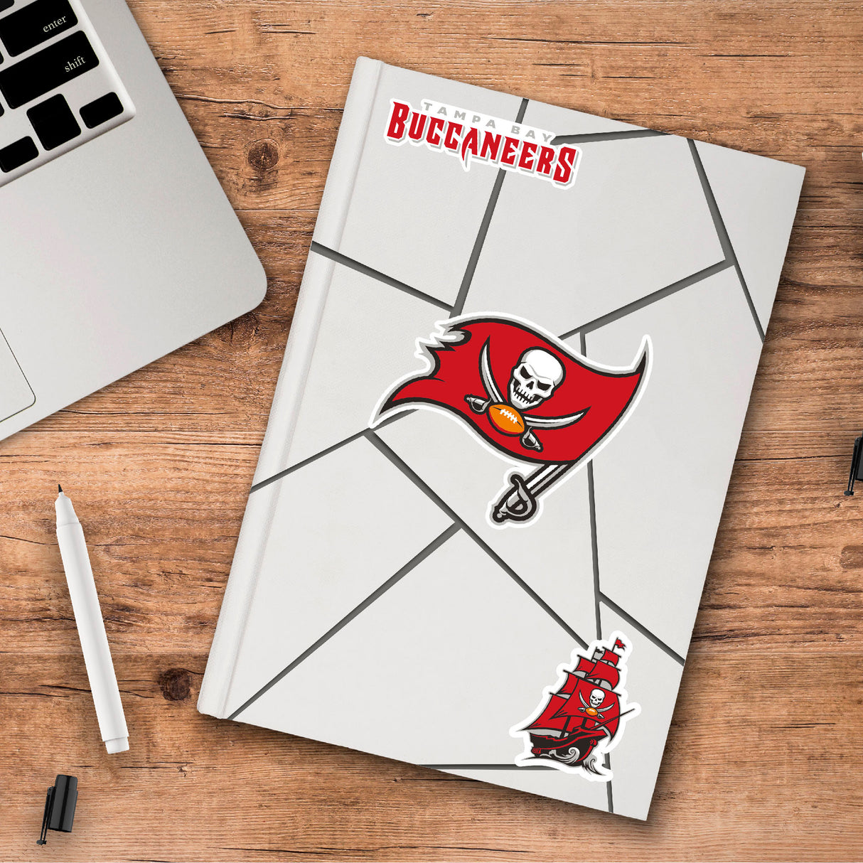 Fanmats Tampa Bay Buccaneers 3 Piece Decal Sticker Set Fan Gear NFL Tampa Bay Buccaneers