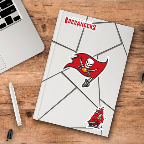 Fanmats Tampa Bay Buccaneers 3 Piece Decal Sticker Set Fan Gear NFL Tampa Bay Buccaneers