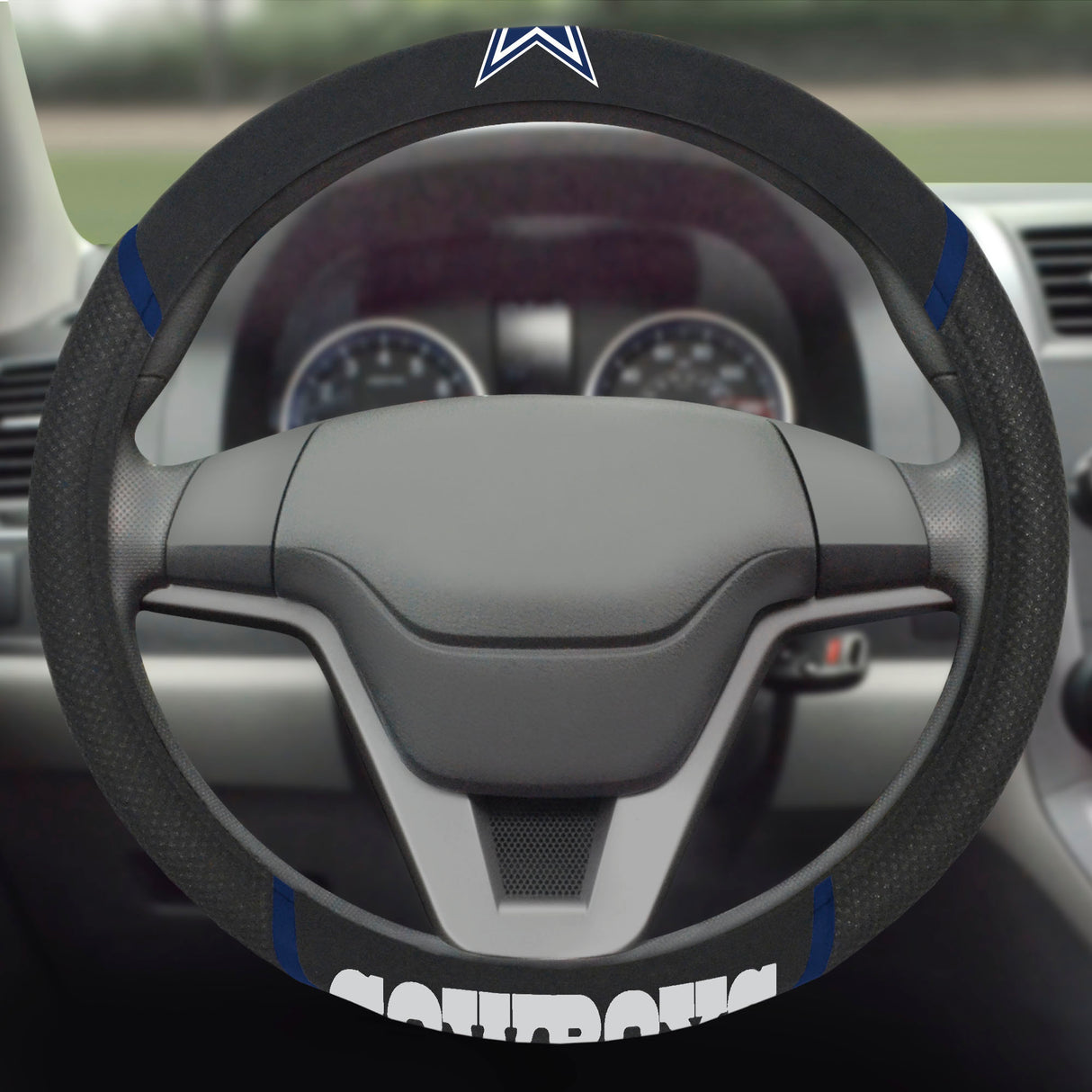 Fanmats Dallas Cowboys Embroidered Steering Wheel Cover
