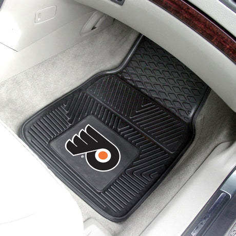 Fanmats Philadelphia Flyers Heavy Duty Car Mat Set - 2 Pieces Fan Gear NHL Philadelphia Flyers