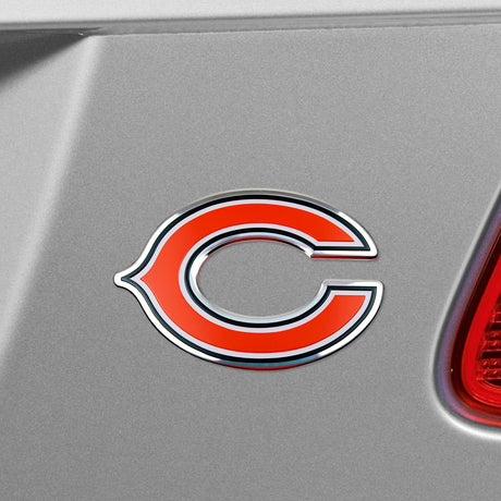 Fanmats Chicago Bears Heavy Duty Aluminum Embossed Color Emblem Fan Gear NFL Chicago Bears
