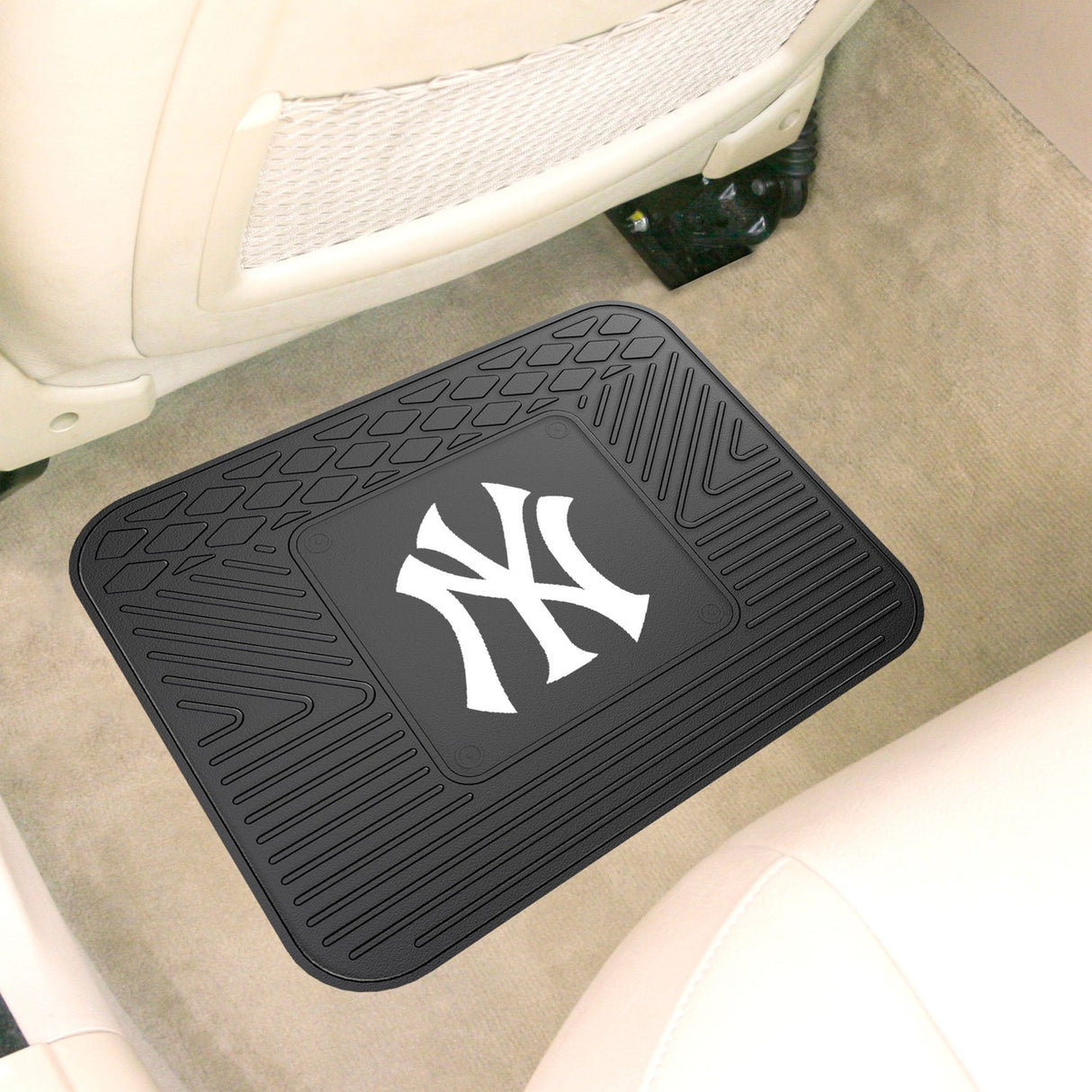 Fanmats New York Yankees Back Seat Car Utility Mat - 14" x 17" Fan Gear MLB New York Yankees