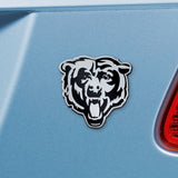 Fanmats Chicago Bears 3D Chrome Metal Emblem Fan Gear NFL Chicago Bears
