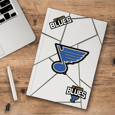Fanmats St. Louis Blues 3 Piece Decal Sticker Set Fan Gear NHL St. Louis Blues