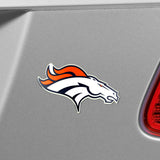Fanmats Denver Broncos Heavy Duty Aluminum Embossed Color Emblem