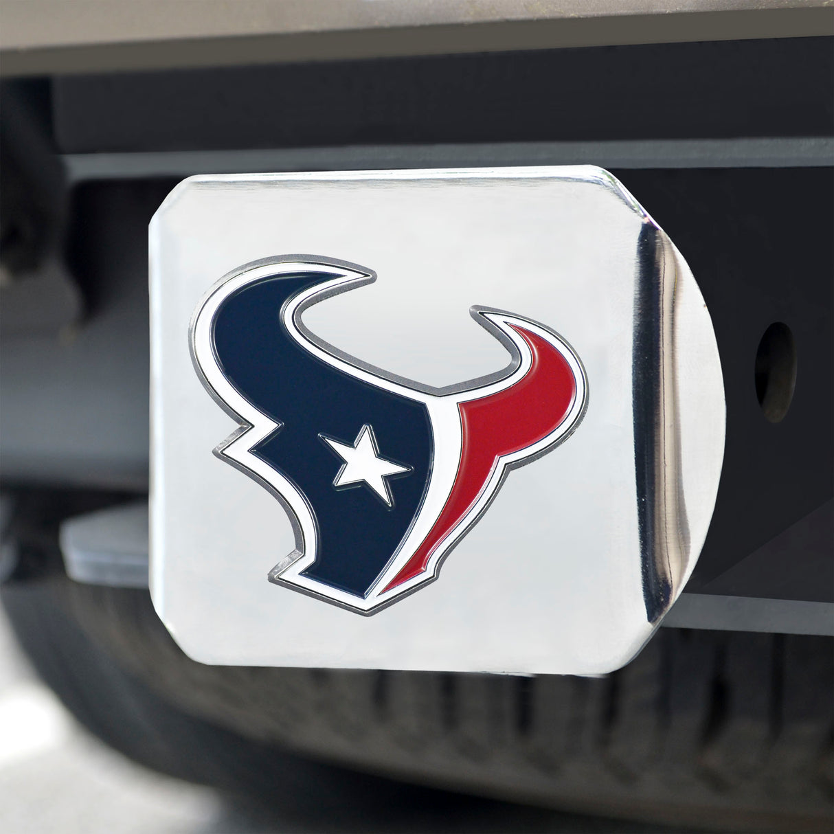 Fanmats Houston Texans Hitch Cover - 3D Color Emblem Fan Gear NFL Houston Texans