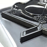 Fanmats Pittsburgh Steelers Chrome Metal Hitch Cover with Chrome Metal 3D Emblem