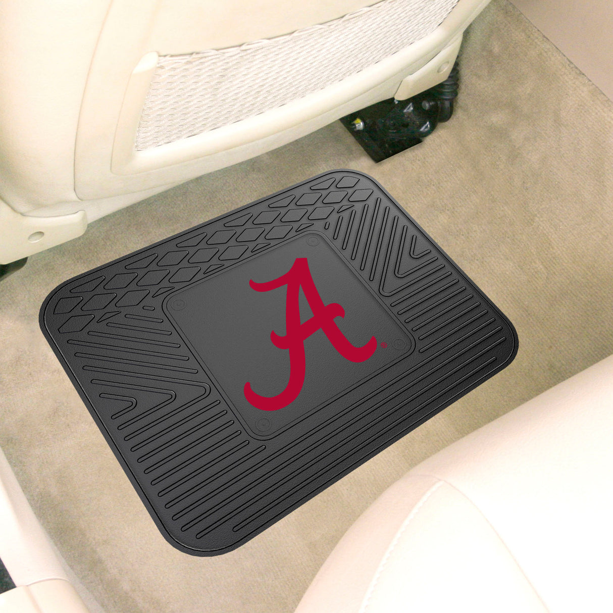 Fanmats Alabama Crimson Tide Back Seat Car Utility Mat - 14" x 17"