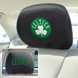 Fanmats Boston Celtics Embroidered Head Rest Cover Set - 2 Pieces