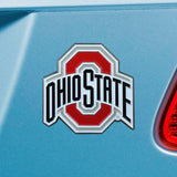Fanmats Ohio State Buckeyes 3D Color Metal Emblem Fan Gear NCAA Ohio State Buckeyes