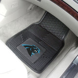 Fanmats Carolina Panthers Heavy Duty Car Mat Set - 2 Pieces Fan Gear NFL Carolina Panthers