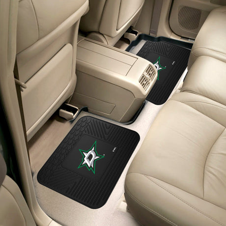 Fanmats Dallas Stars Back Seat Car Utility Mats - 2 Piece Set Fan Gear NHL Dallas Stars